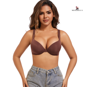Meinebella™ Super Push-Up BH mit tiefem Ausschnitt
