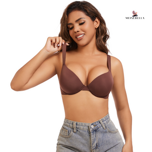 Meinebella™ Super Push-Up BH mit tiefem Ausschnitt Extrafarben
