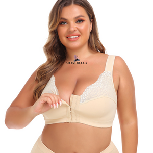 Sujetador con encaje y cierre frontal inalámbrico Meinebella™