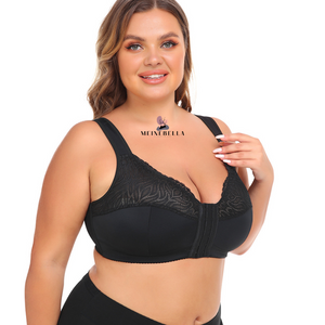 Sujetador con encaje y cierre frontal inalámbrico Meinebella™