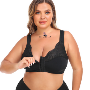 Sujetador con encaje y cierre frontal inalámbrico Meinebella™