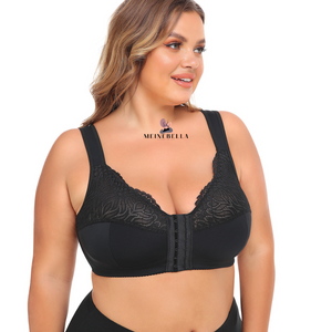 Sujetador con encaje y cierre frontal inalámbrico Meinebella™