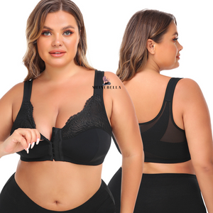 Sujetador con encaje y cierre frontal inalámbrico Meinebella™